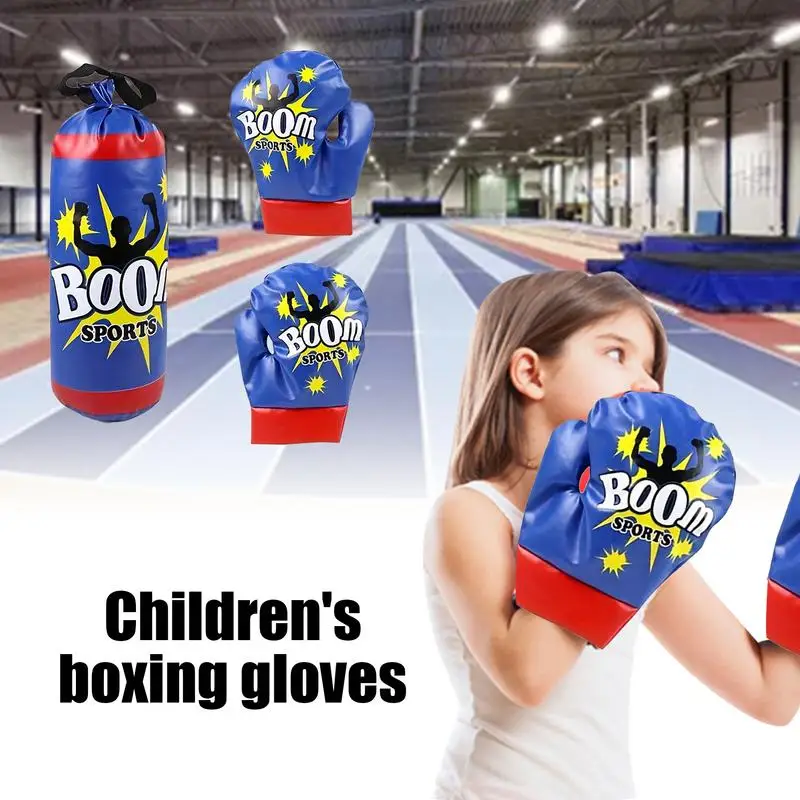 Sacco Da Boxe Per Bambini Con Guantoni - Set Completo Per Allenamento E Divertimento