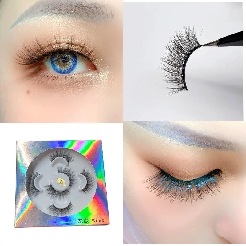 

3/8Pairs Natural 3D False Eyelashes 8D Fake Lashes Makeup Kit Mink Lashes Extension Mink Eyelashes Maquiagem Eye Cosmetics