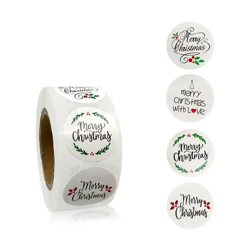 Children's Christmas gift label stickers School teachers commended students reward Self-adhesive Decorative gifts series - Image 21
