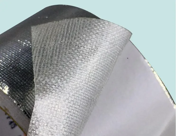 Aluminum Foil Tape Insulation, Glass Fiber Cloth, High Temperature Resistant, AG705, 60 mm * 25m