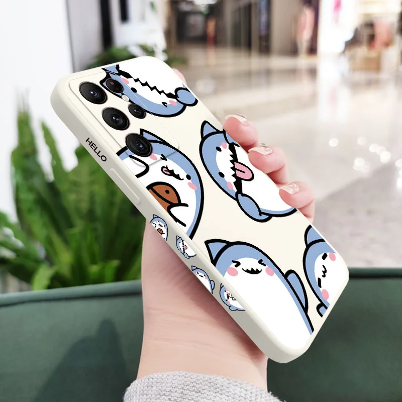 Adorable Shark-Themed Phone Case Cover