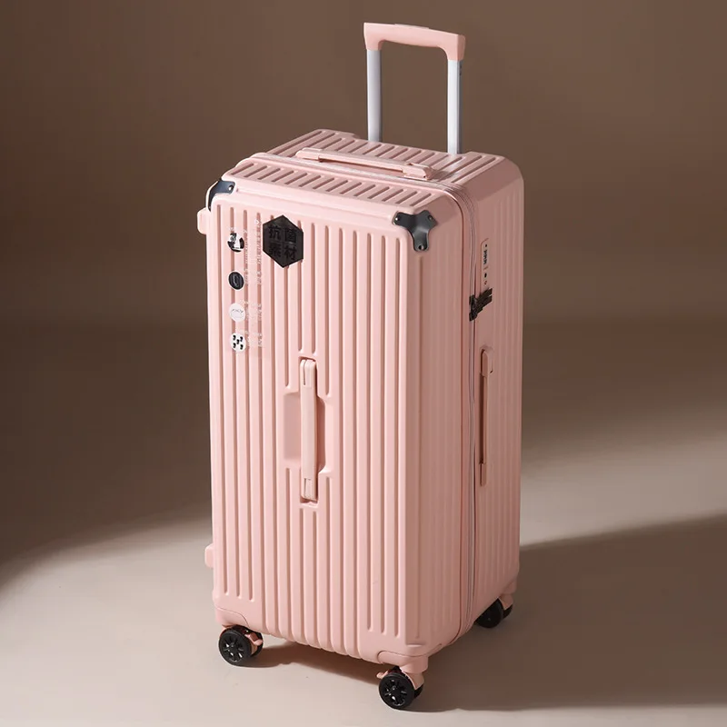 thumbnail image 1 of Caja de varilla de tracción de equipaje de gran capacidad para estudiantes, maleta con rueda de freno de 28 ", estilo de cremallera con contraseña para hombres y mujeres, caja de viaje 32, 1 of 4