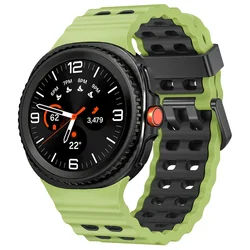 Two - Tone Breathable Marine Silicone Sport Strap for galaxy 8 classic (YB)