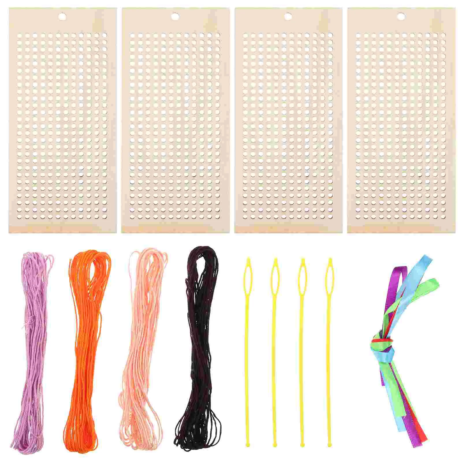 

Embroidery Kit Cross Stitch Bookmark DIY Marks Kits Wood Hanging Bookmarks Hollow Out Blank Delicate Unfinished Child