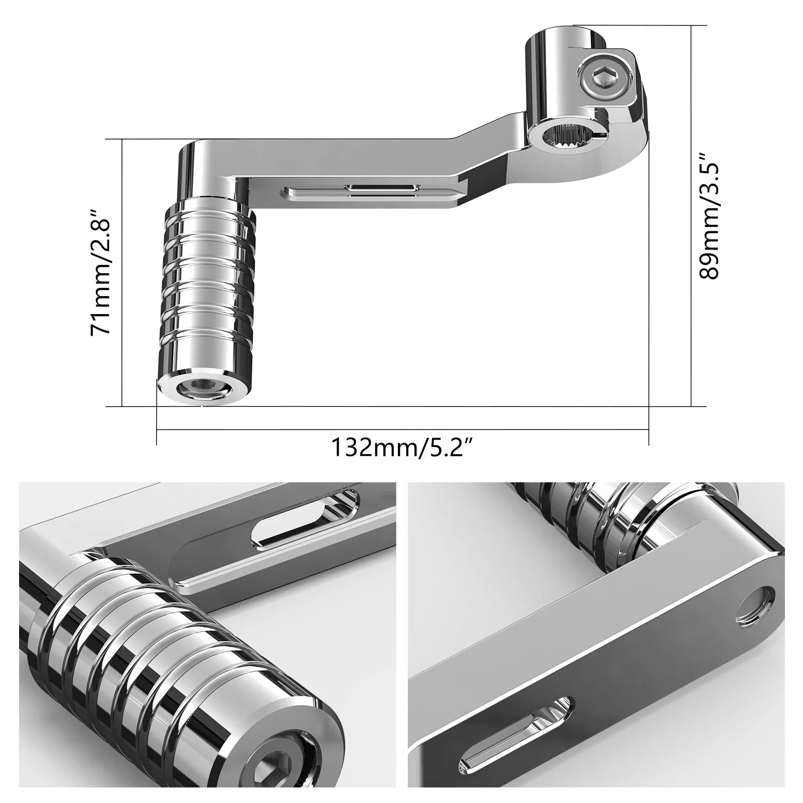 Für Harley Forty Eight XL1200X 2010-2019 Schalthebel Für Harley Sportster 1200 Custom 2004-2020 Eisen 883 XL883N 2009-2019 – Detail 8