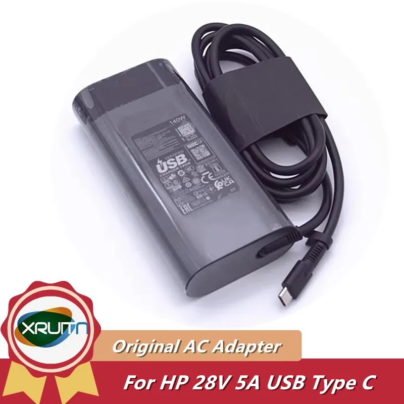 Для HP оригинальный блок питания для ноутбука TPN-LA29 28V 5A 140W USB Type C адаптер переменного тока