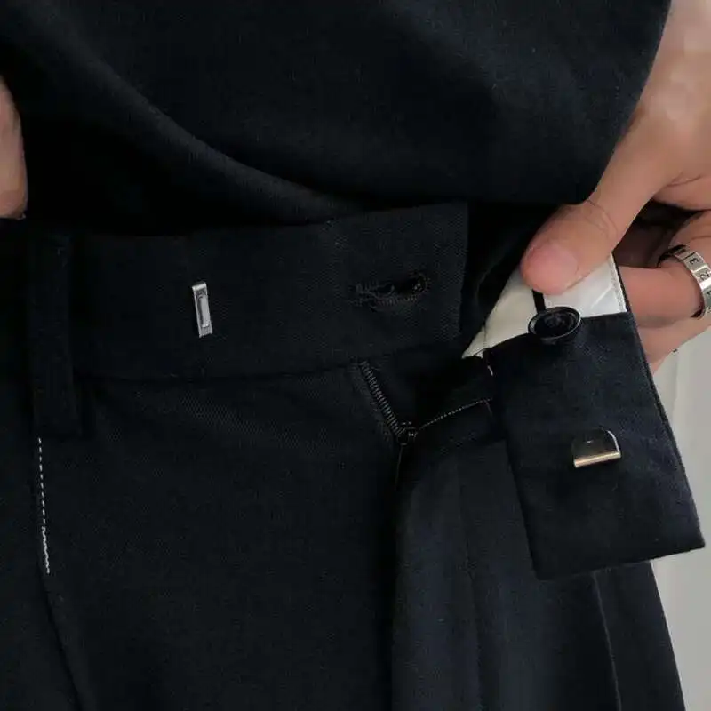 Men's Wide Leg Casual Pants Fashion All-match Straight Trousers Loose Vintage Male Trousers 9Y1937