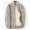 Winter Sweater Coat Male Lamb Cashmere Knitted Cotton Polyester Thicken Warm Cardigan Men 2024 Clothing Plus Size M-6XL 7XL 1