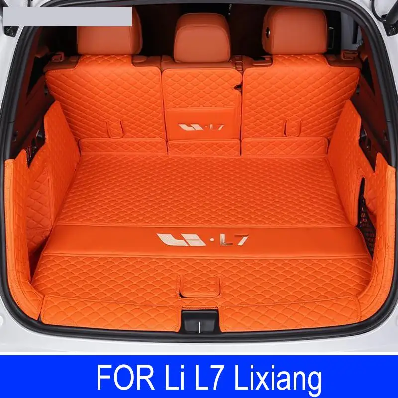 

For Lixiang LI L7 Trunk Mats Fully Surrounded Leather Durable Cargo Liner Boot Carpets Full Coverage Car Interior Accessories