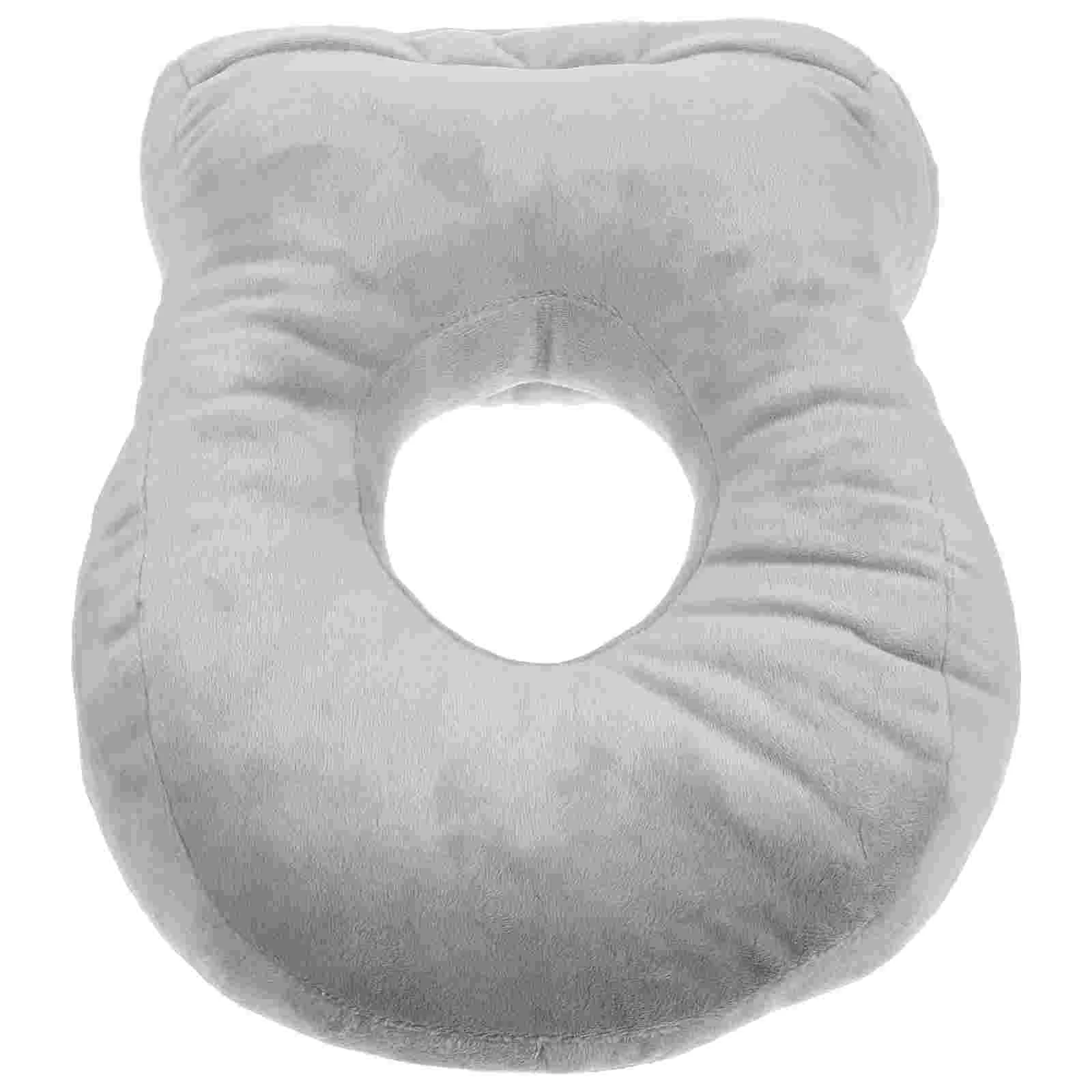 

Pillow Ear Hole Side Donut Sleeping Office Nap Sleep Guard Travel Cushion Cnh Pain Desktop Desk Pillows Face For at The table