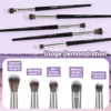 MAANGE 5PCS Detail Makeup Brushes Kit Concealer Brush Eyeshadow Soft Bristles Shader Brush Facial Cosmetic Beauty Makeup Tools 2