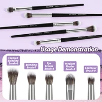 MAANGE 5PCS Detail Makeup Brushes Kit Concealer Brush Eyeshadow Soft Bristles Shader Brush Facial Cosmetic Beauty Makeup Tools 2
