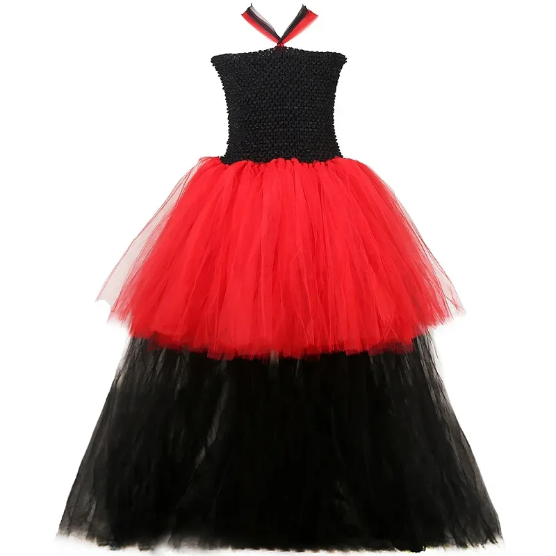 thumbnail image 1 of Vestido de tul con cola de estrella de rock popular para niñas, fiesta de cumpleaños, carnaval, disfraz de Halloween para niños de 1 a 14 años, 1 of 5