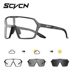 Photochromic UV400 Cycling Sunglasses for Men - Sports, Mountain Bike & Road Bicycle Eyewear (Photochromic - 01)