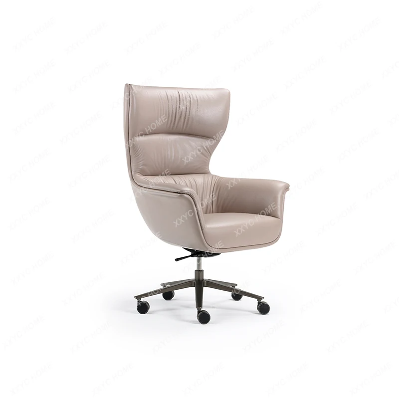 Minimalist Office Chair Study Executive Chair High-End Leather Study Chair