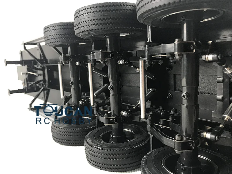 Toucan RC Hobby RC Chassis Flatbed Semi Trailer for DIY TAMIYAYA Model 1/14 Tractor Truck Model Toys TH01019-SMT1 4