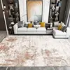 Chinese Style Splash-ink Large Living Room Carpet Abstract Luxury Lint-free Rugs for Bedroom Kitchen Mat Soft Machine Washable 2