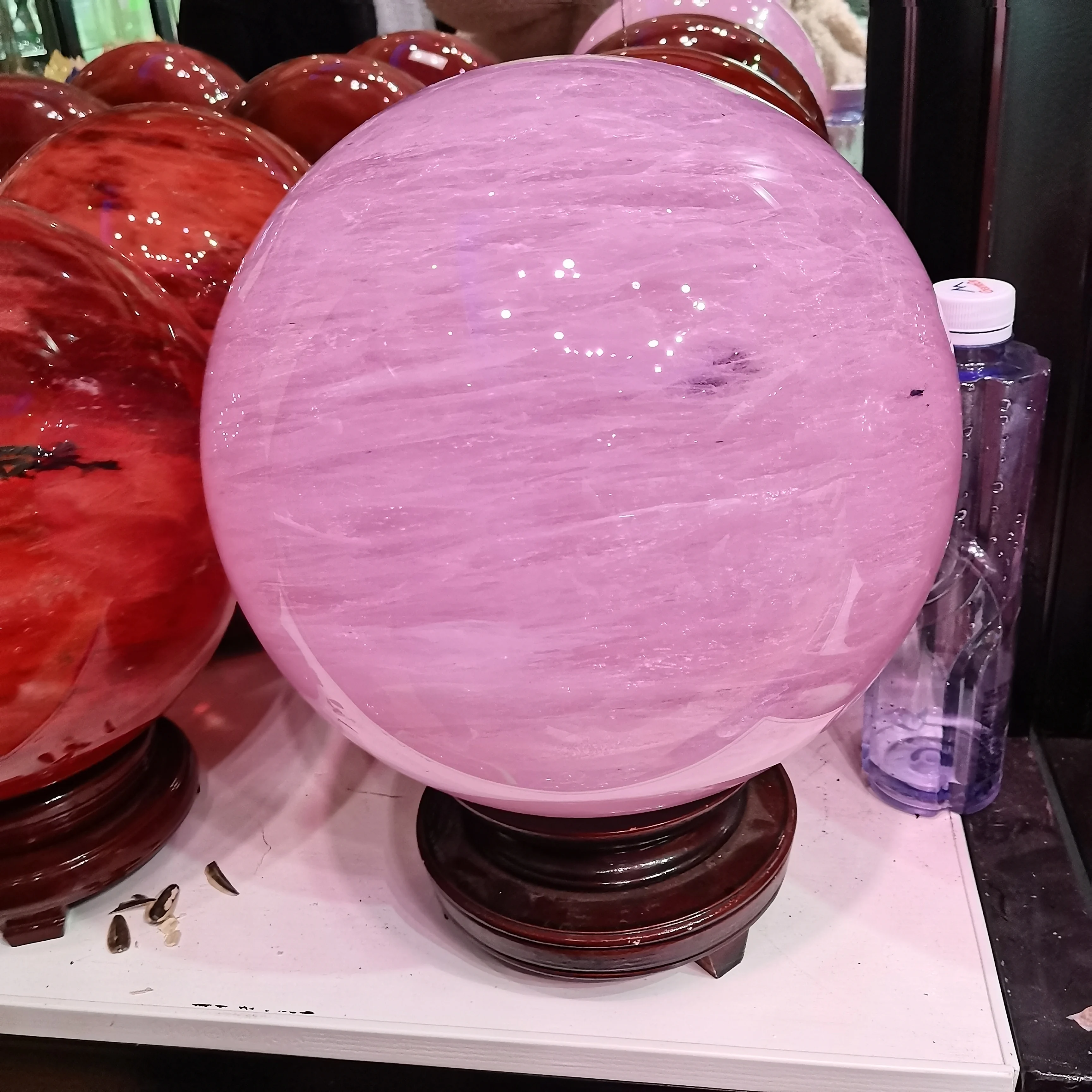 

60-200 мм натуральный розовый, желтый кварцевый шар, плавильная Сфера, лечебные Хрустальные шарики для медитации, гадания, украшение для дома