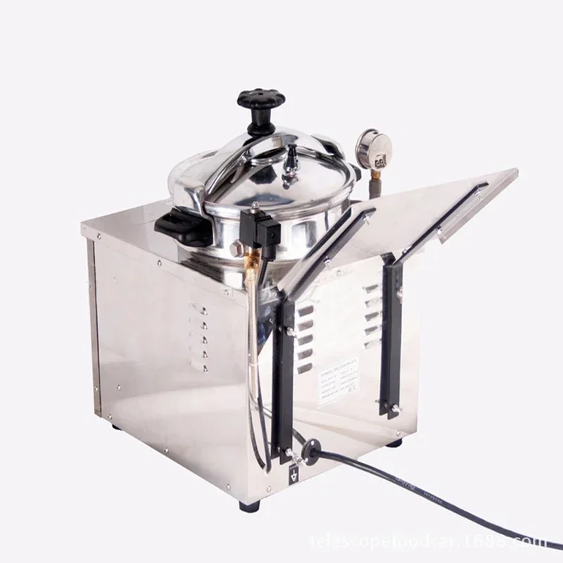 MDXZ-16 16L Electric Heating Pressure Fried Chicken Furnace Fried Chicken Burger  Shop Constant Temperature Food Fried Furnace 5