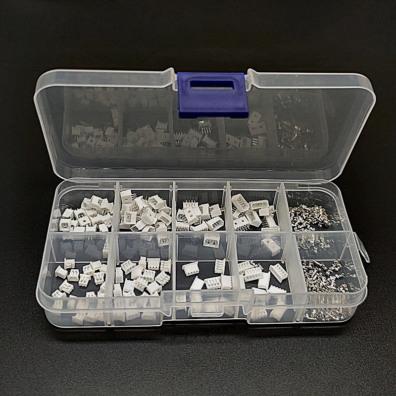 Description Picture 2 of item60sets JST 1.25 2p 3p 4p 5 pin 1.25mm Pitch Terminal / Housing / Straight Pin Header Connector Wire Connectors Kits