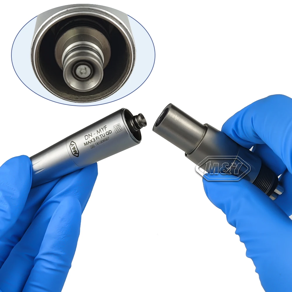 Handpiece Dental Joydental LED High-Speed Dental Handpiece - Fiber Optic, NSK Style, 4-Hole (Midwest) High Speed Handpiece Nsk - Foto 2