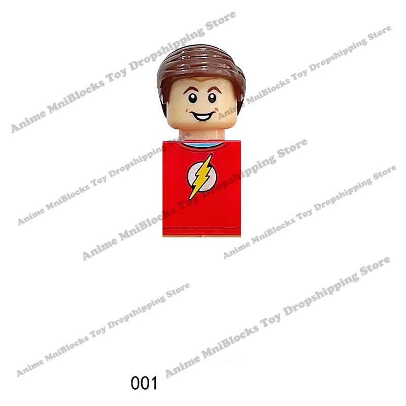 

The Big Bang Theory City Apartment Accessories Sheldon Penny Anime Bricks Mini Action Toy Figures Assemble Toys Kids Gift