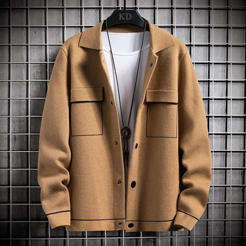 LW Col Rabattu Lettre Camo Imprimé Manteau Camouflage Trench Veste