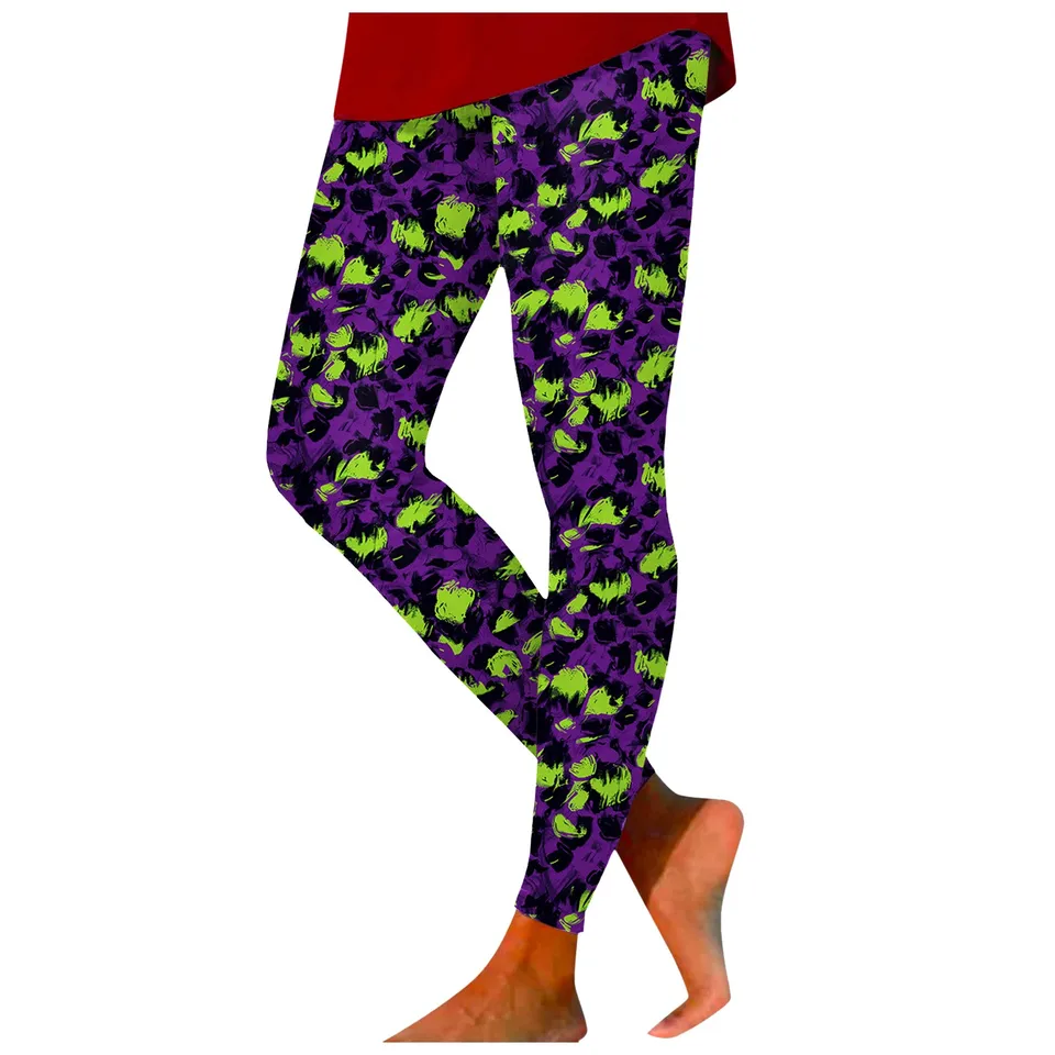 Cute Women Gnome Graphic Butt Lifting Leggings