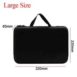 Portable Shockproof DIY Travel Storage Bag with Customizable Foam Insert (Large Size)