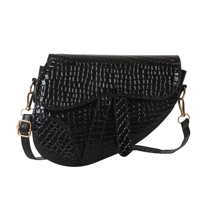 Elegantly Enchanted Women’s Saddle Bag in Luxurious PU | ULZZANG BELLA main image 1