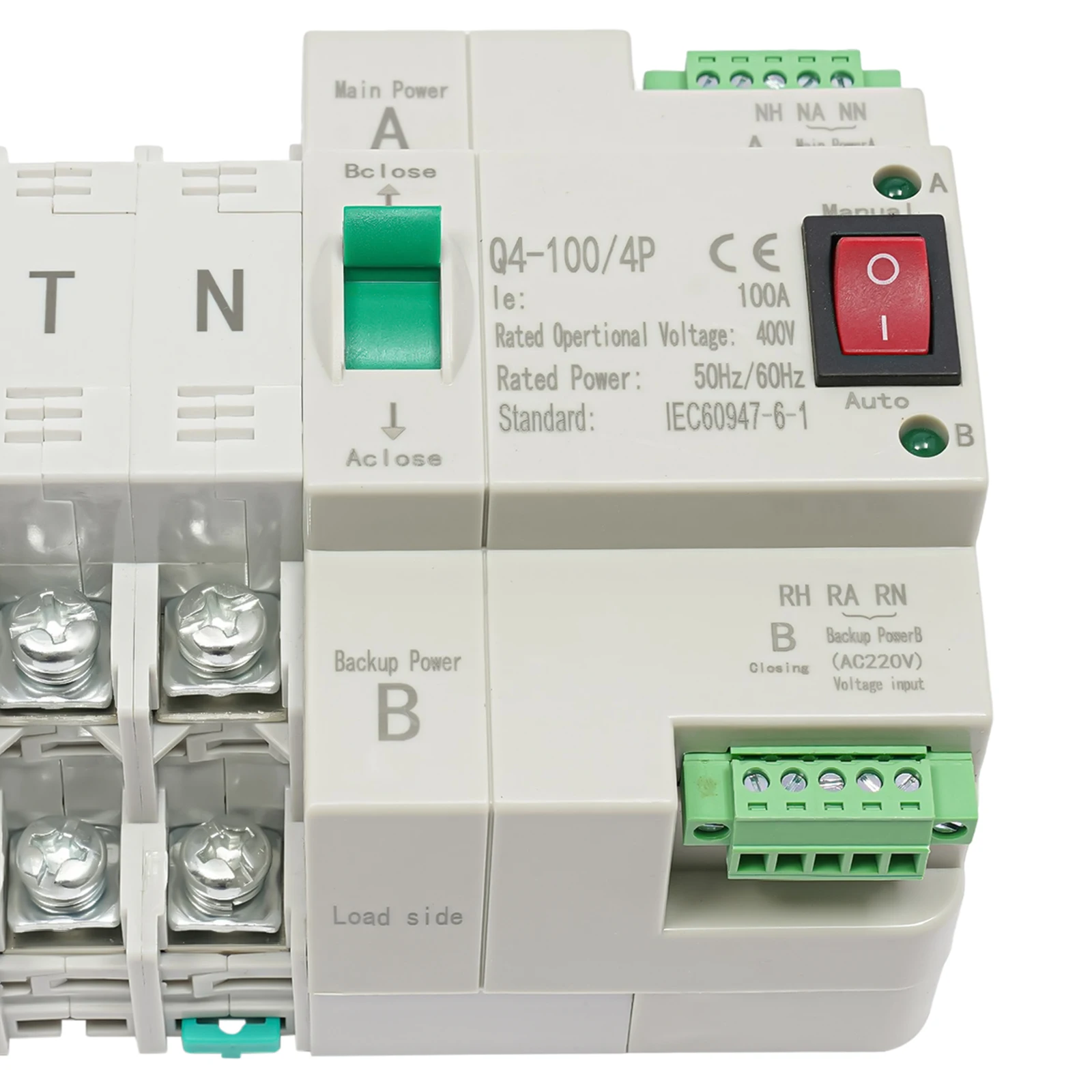 100A 4P automatischer Schalter, Dual Power Mini Generator automatischer Transferschalter Umschalter – Detail 25