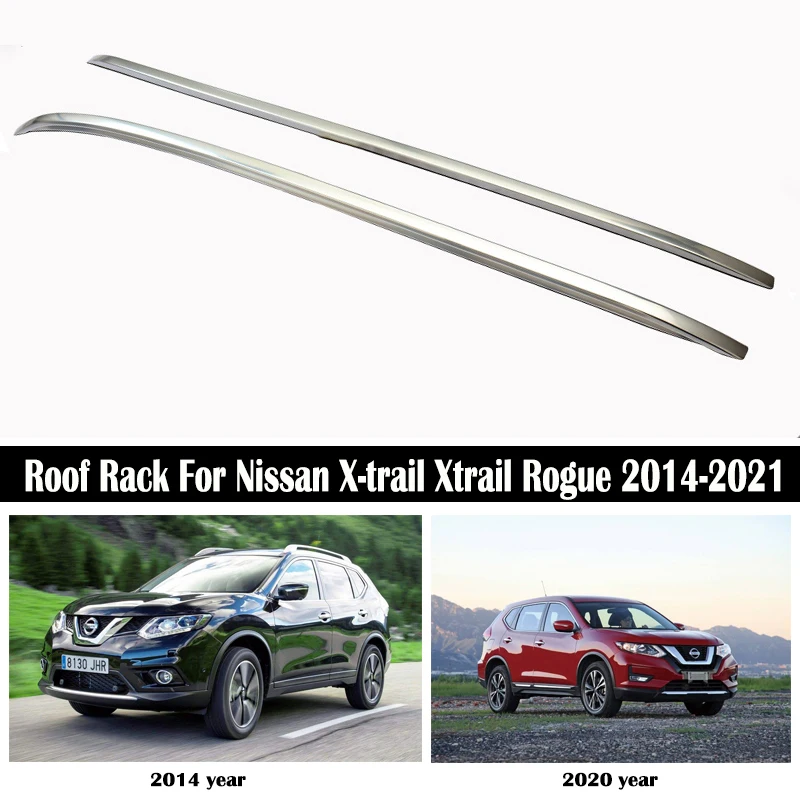 RoofRackForNissanXtrailXtrailRogue20142020RailsBarLuggage