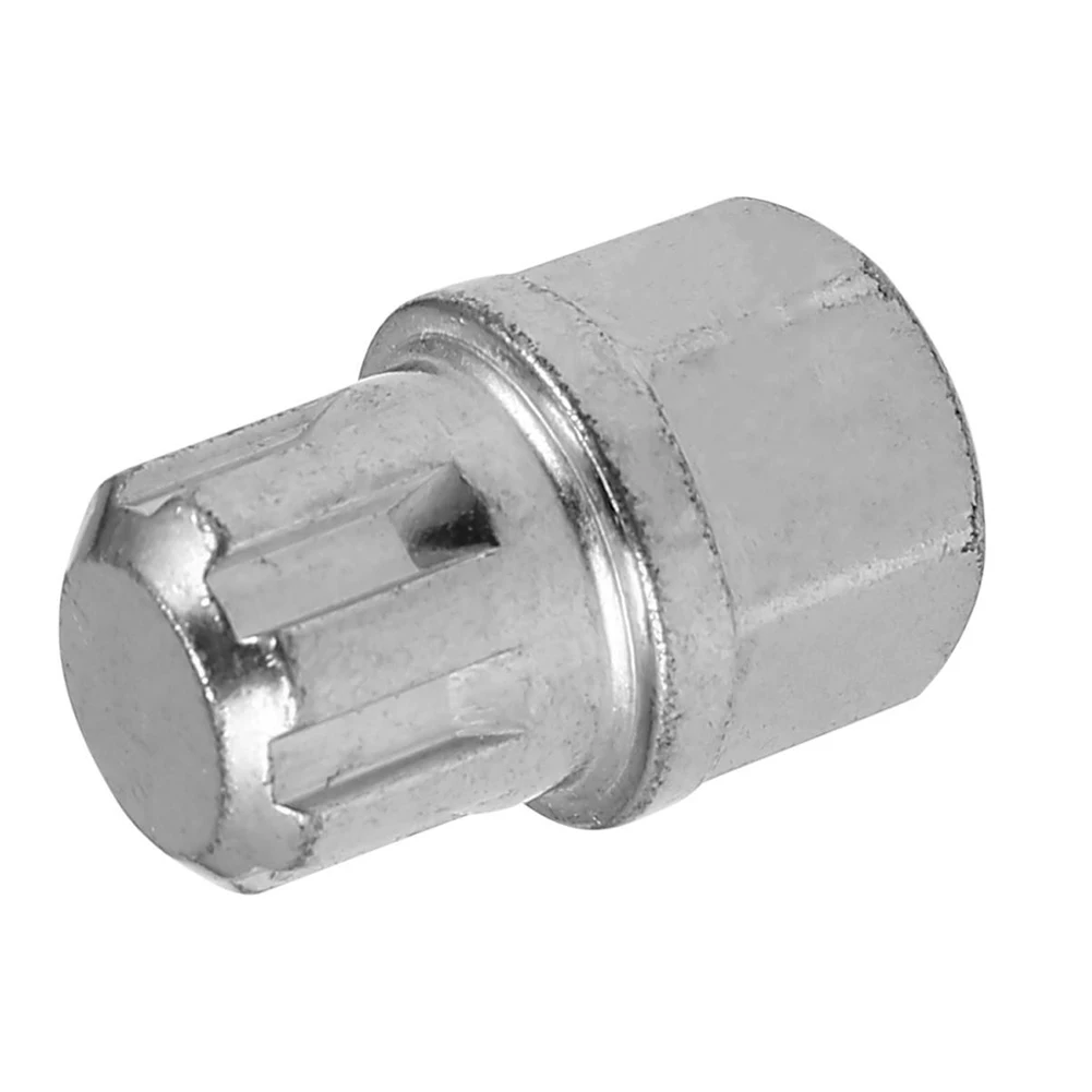

1pc Anti Theft Car 17/7PT Accessories Maximum 120Nm Screw Removal Key Silver Tone Solid Auto Anti Theft For BMW