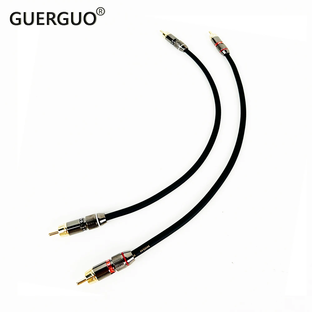 

0.3M-20M Pair of RCA Audio Cable 2 RCA to 2 RCA Interconnect Cables Stereo Male to Male For Amplifier DAC TV Car Audio