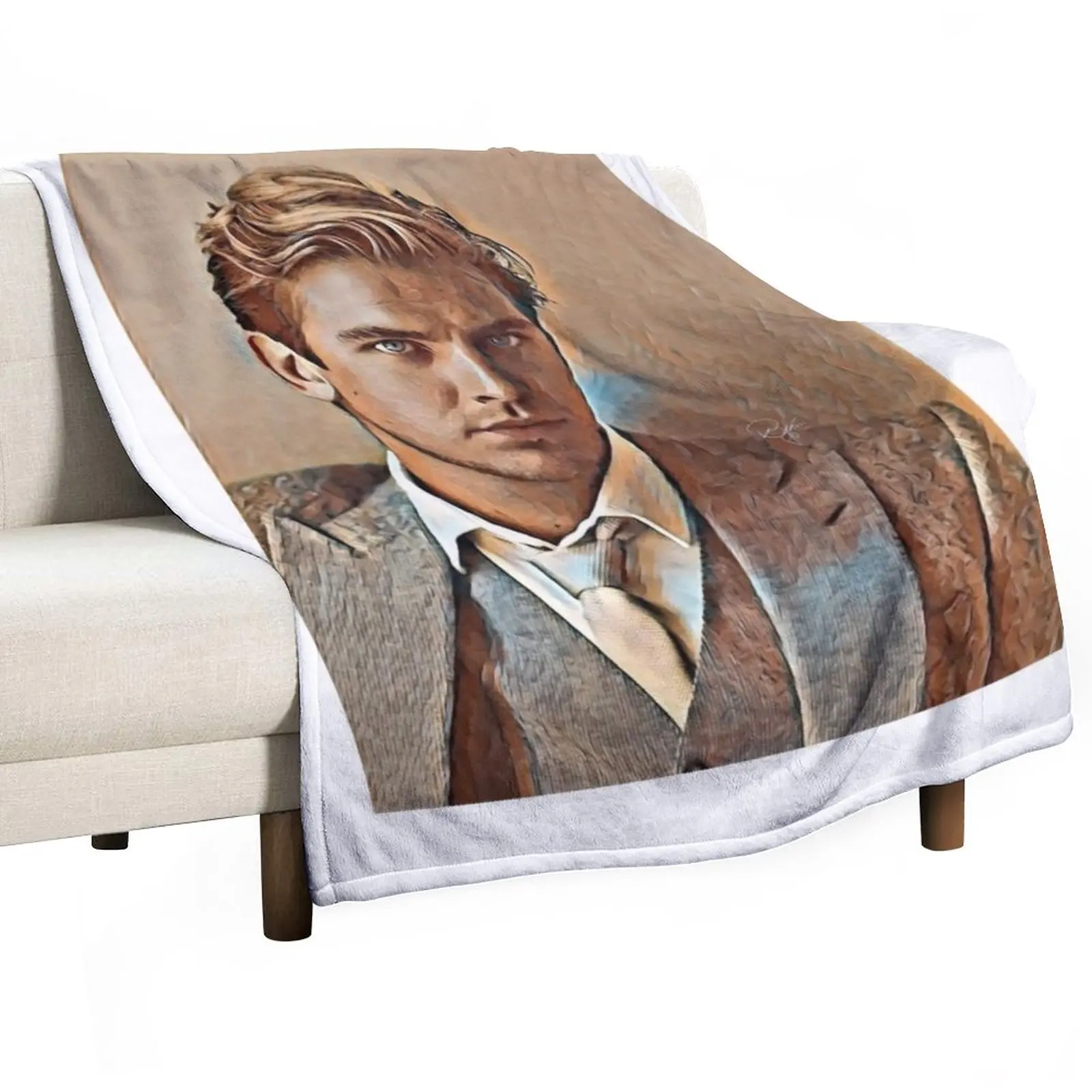 

Dan Stevens 2 Throw Blanket Large Blanket Quilt Blanket Sofa Quilt Luxury Brand Blanket