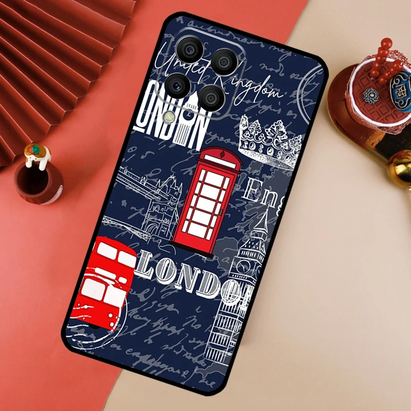 London Bus & Big Ben Design Phone Case