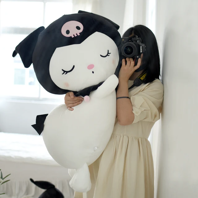 Big Size Sanrio Kuromi Peluche Plush Toy Kawaii Melody Stuffed Doll Girlish  Room Decor Bedside Pillow Sofa Cushion Xmas Gifts - AliExpress