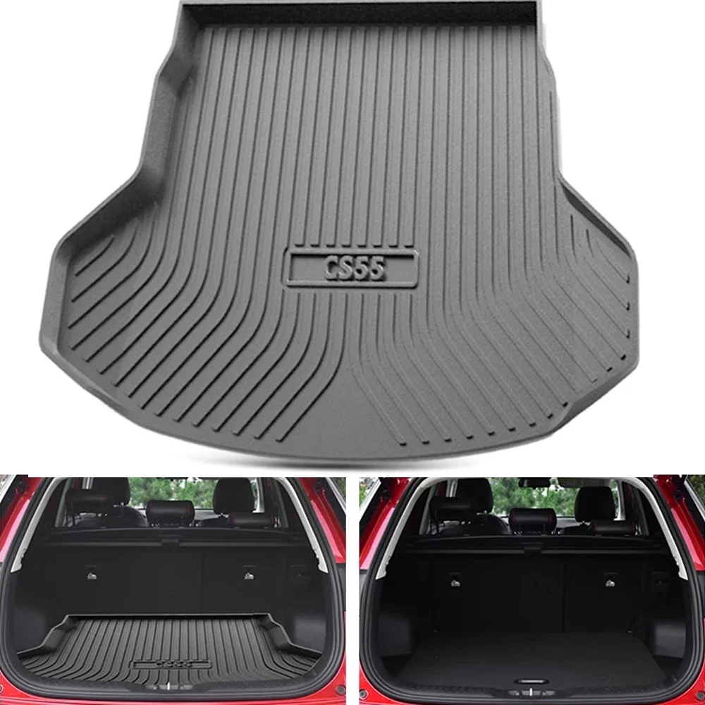 

For Changan Cs55 Plus Ⅲ 2024 Car Full Cover Trunk Mat Anti-Slip High Wall Protective Odorless Accessories