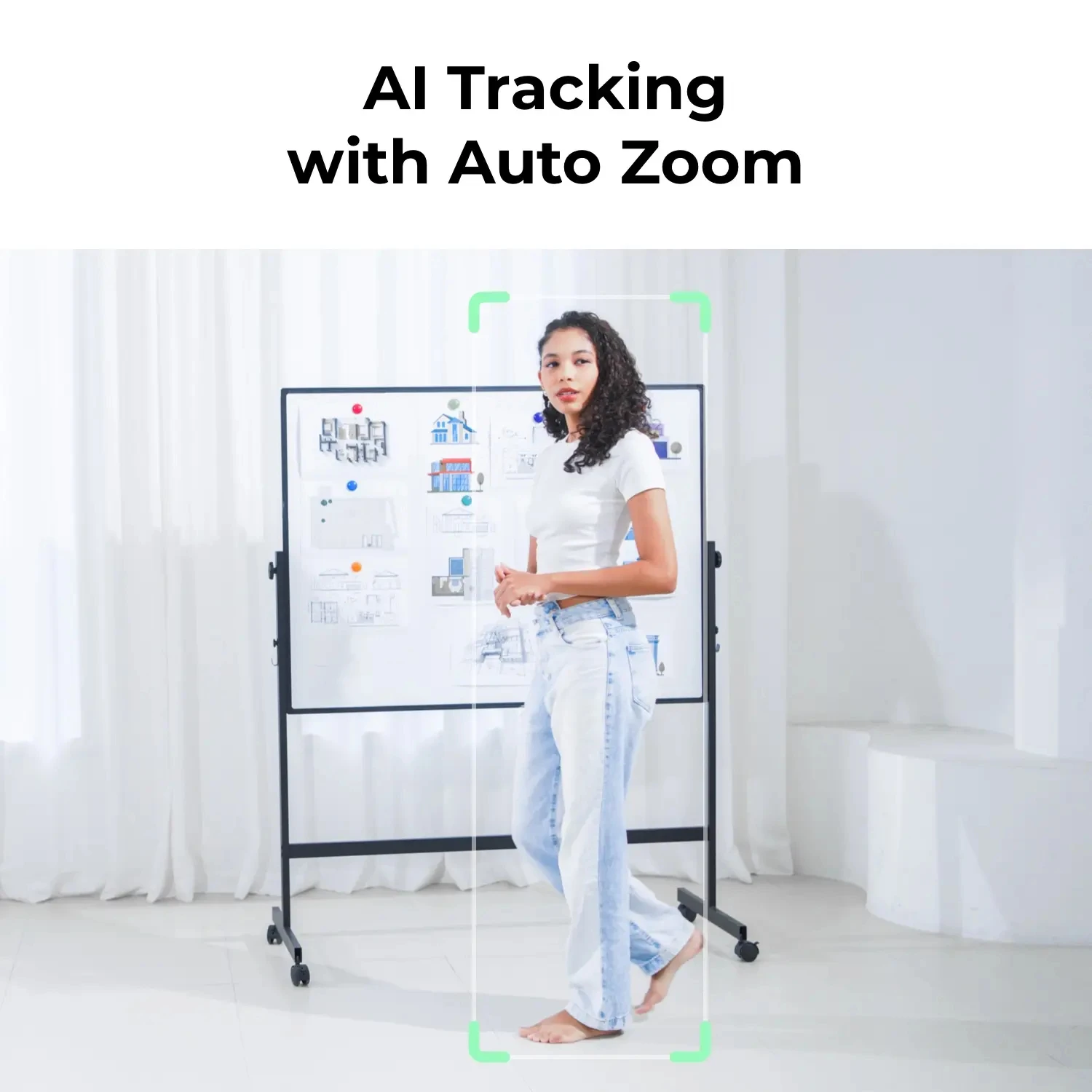 OBSBOT TINY SE Al-Powered Full HD PTZ 1080P Webcam built-in microphone Zone Tracking