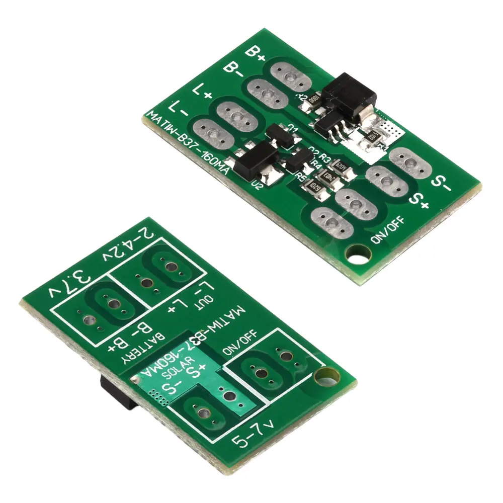 160ma Automatic Solar Panel Battery Charger Board Night Light LED Lamp Control Switch Battery Charger Charging Controller Module