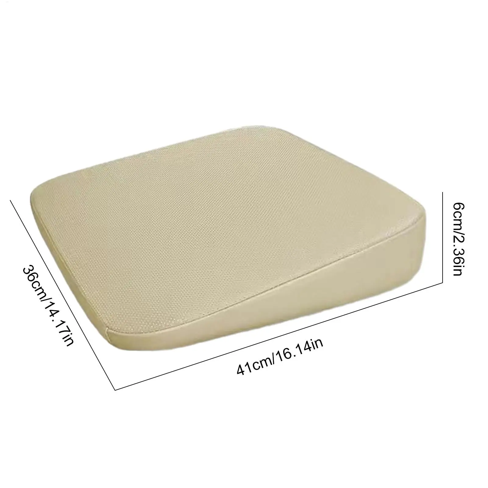 Autositzkissen Universal Wedge Autositzkissen Schaumstoff LKW Sitzkissen Verschleißfest Short People Driver Seat Booster – Detail 9
