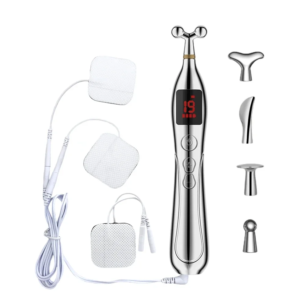 Ems Stimolatore Muscolare Penna Elettrica Per Agopuntura Tens Fisioterapia Sollievo Dal Dolore Alla Schiena Meridiano Laser Terapia Energetica Penna P