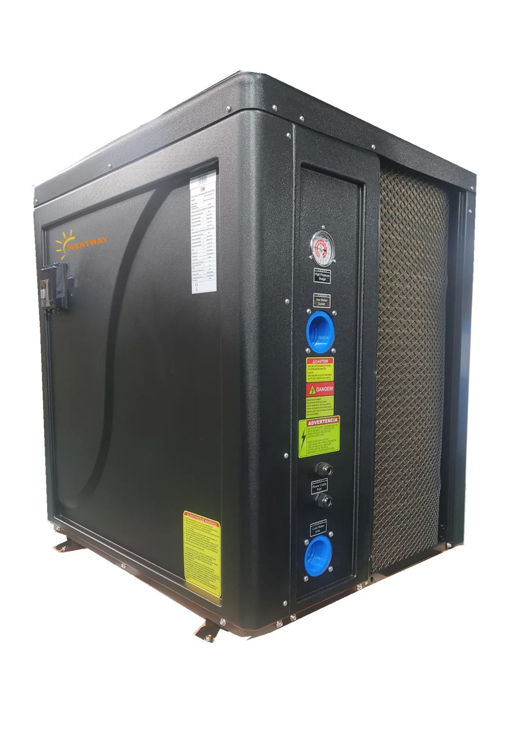 5kW 7kw 9kw 18kw WIFI Air Source DC Inverter Swimming DC Inverter Heating And Cooling Air To Pool Heat Pump Pool Heater