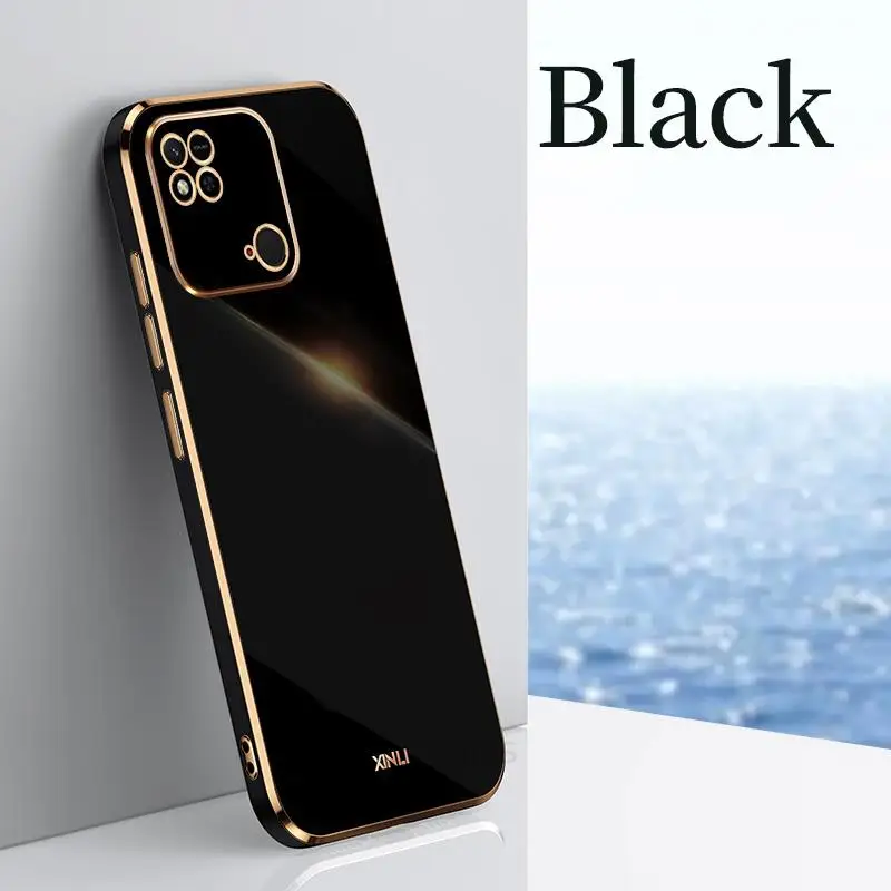 Luxury Silicone Plating Ring Holder Stand Case for Premium Protection, Redmi Series