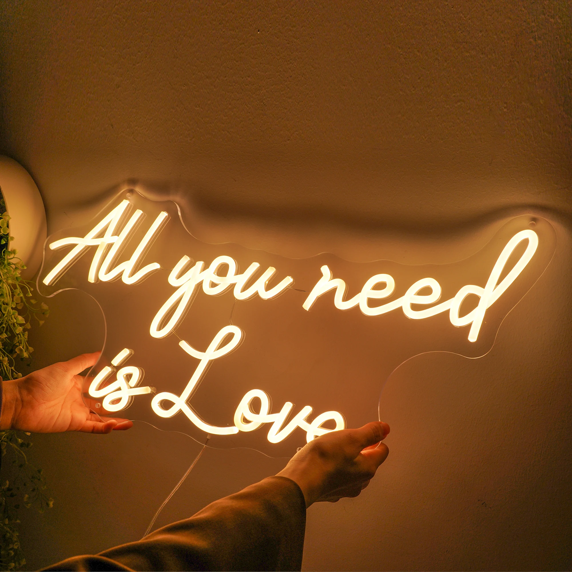 

All you need is love Custom Neon Sign Decor Bedroom Room Wall Valentine's Day Personalized Gift Engagement Wedding Decoration