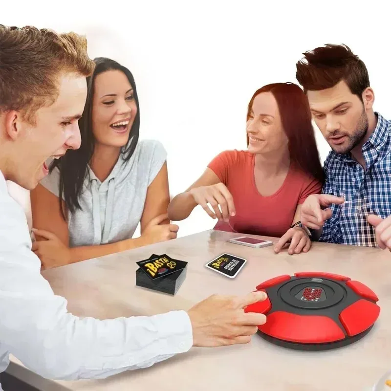 Basta 2.0 Spanish English Word Board Game Electronic Button Digital Display Quick Thinking Letters Pressing Travel Games Gifts 4