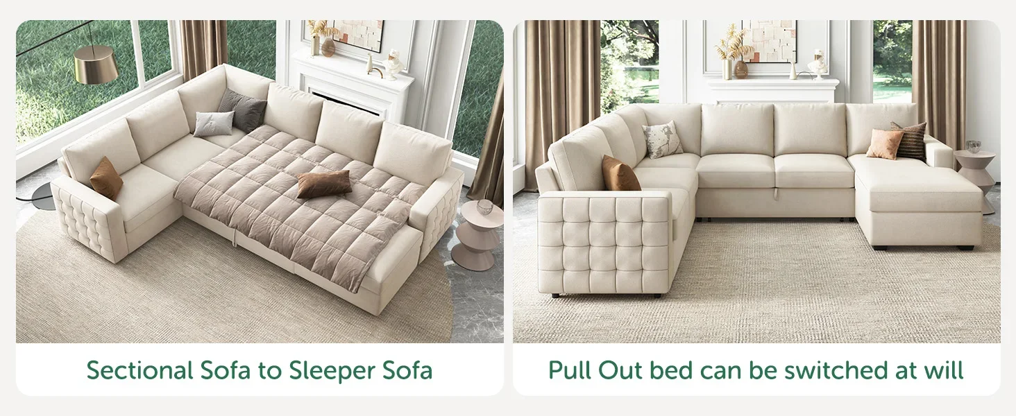 sectional sleeper sofa bed