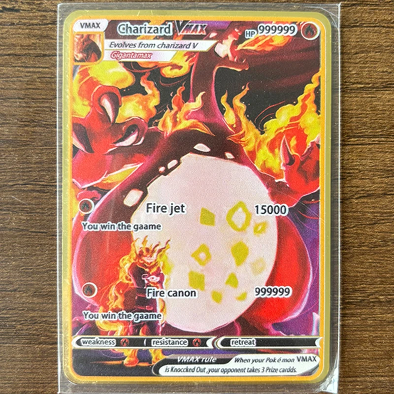 Limited Edition High-Powered Golden Charizard Collectible Card Set