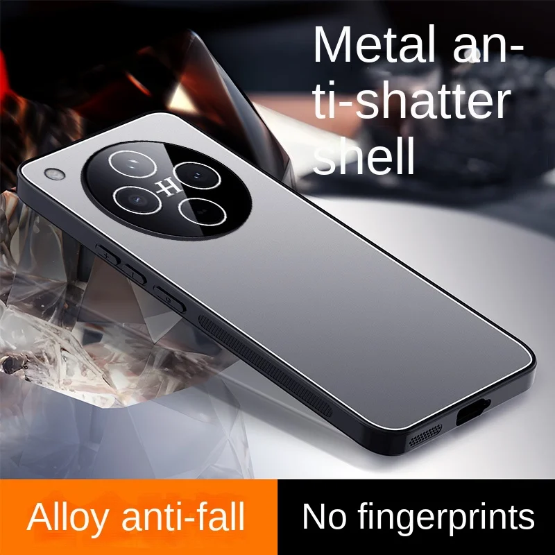 AG Aluminum Alloy TPU Soft Lens Integrated Anti-Slip Phone Case