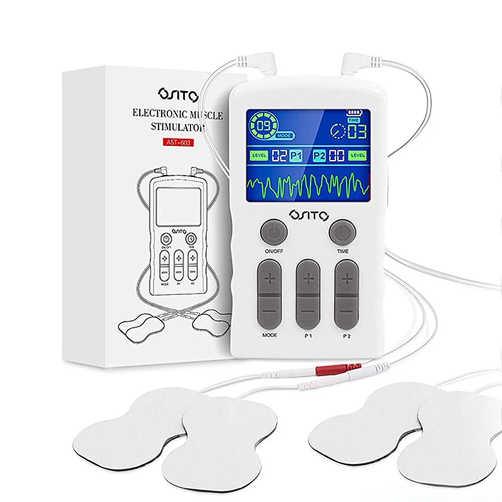 

25 Modes Electric Muscle Therapy Stimulator Dual Channel Tens Unit Machine Physiotherapy Pulse Full Body Massager Dropship